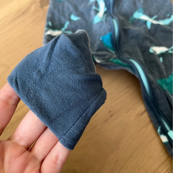 SOLD: Bonds Zip Wondersuit • Blue • Size 3-6 Months - Picture 4 of 5